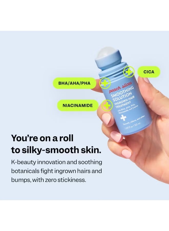 Peach Slices Smoothing Solution Ingrown Hair Treatment, Peach Slices Ingrown Hair Treatment, Smoothing Solution for Clear, Bump-Free Skin - Image 4