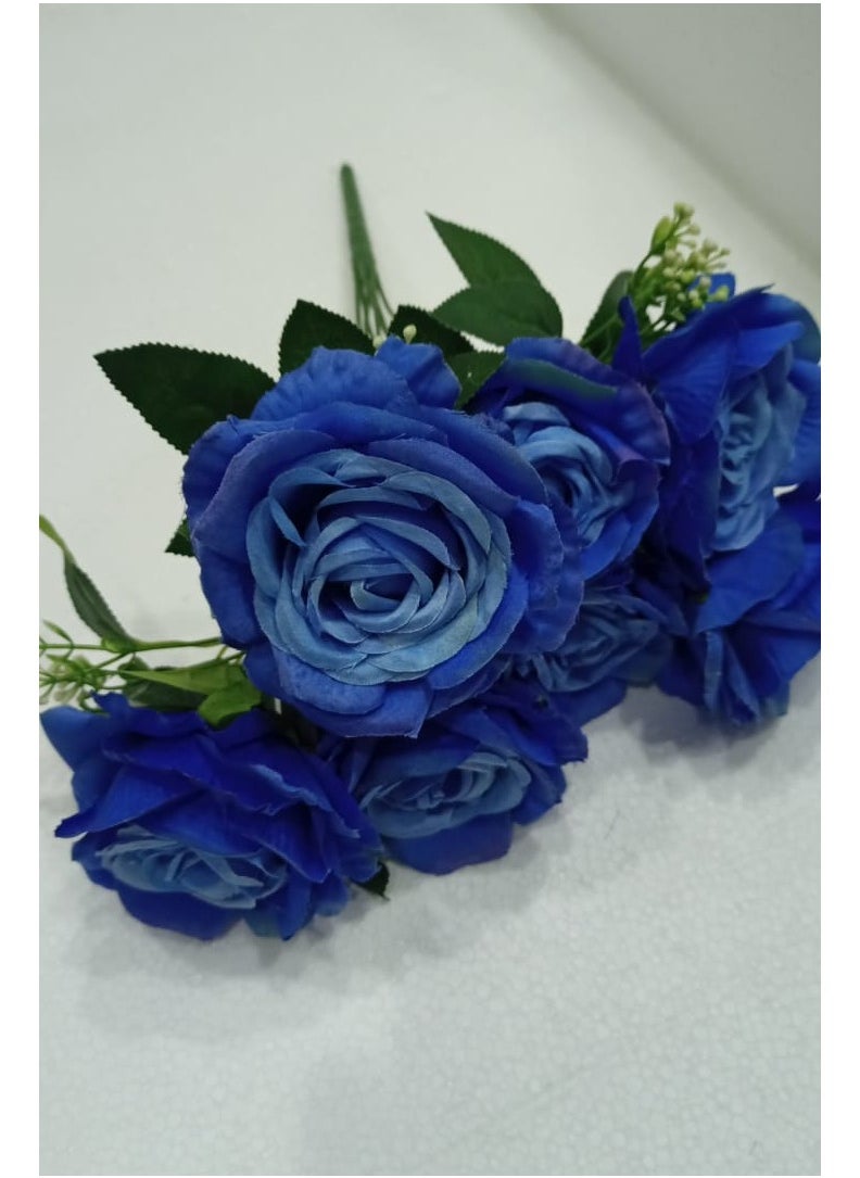 Generic Bouquet Of Dark Blue Roses For Vases And Decoration 