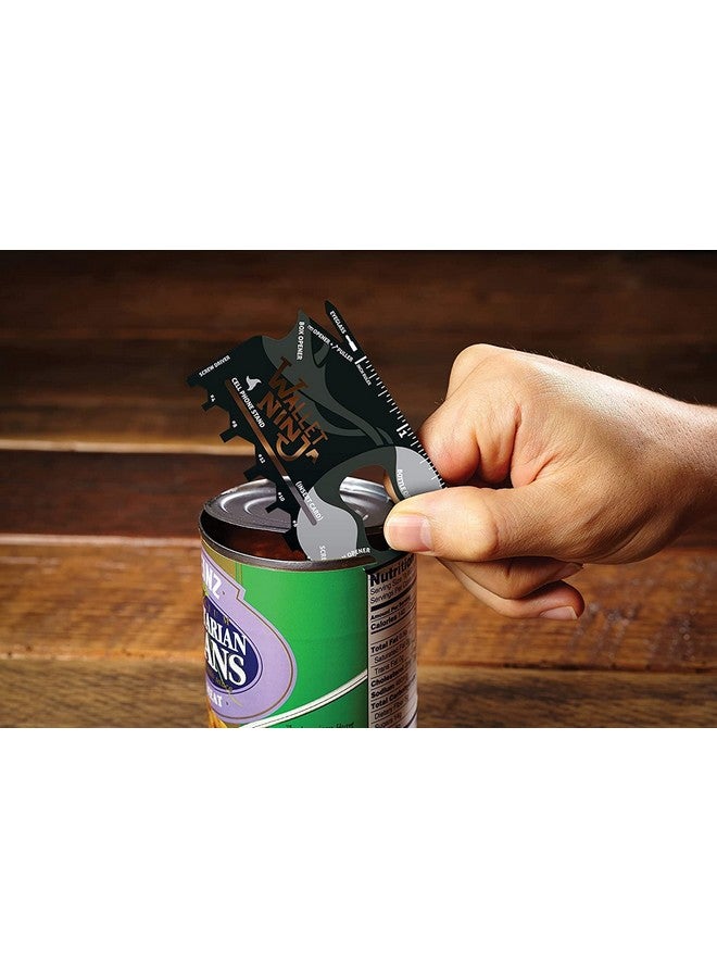 Prostuff.in Wallet Ninja 18 in 1 Multi-purpose Credit Card Size Pocket Tool, Black color, 1 Pcs - Image 5