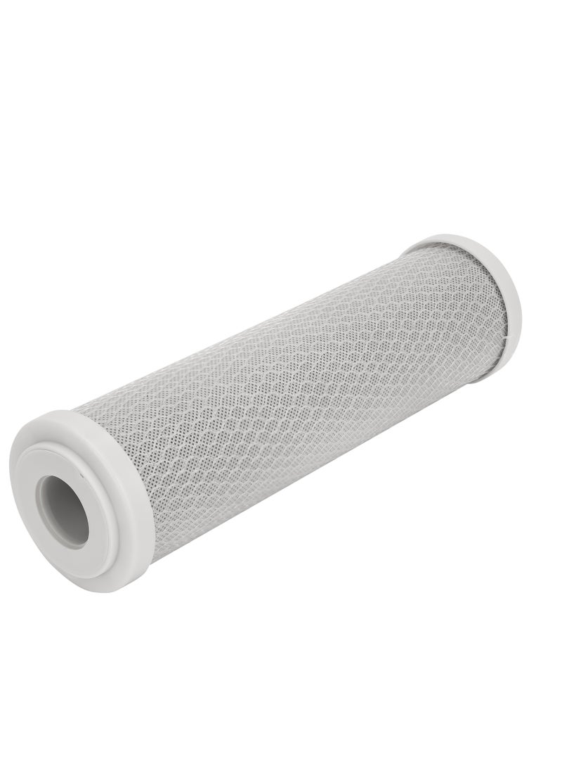 Geepas Carbon Block (CTO) Water Filter Cartridge - Premium Filtration for Removing Chlorine, Impurities, and Unwanted Tastes and Odors, Ensuring High-Quality and Refreshing Drinking Water in Your Home