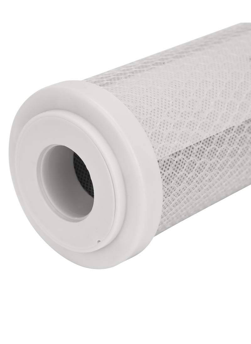 Geepas Carbon Block (CTO) Water Filter Cartridge - Premium Filtration for Removing Chlorine, Impurities, and Unwanted Tastes and Odors, Ensuring High-Quality and Refreshing Drinking Water in Your Home