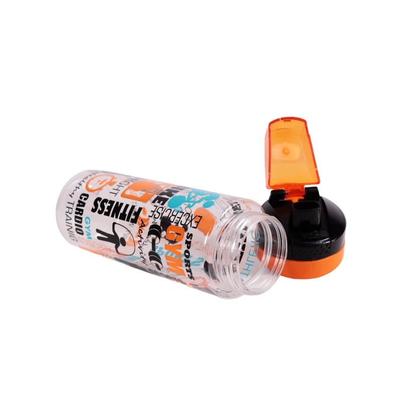 Herevin Water Bottle in Special Polybag - 750 ml Capacity, Multicolor, Leak-Proof, BPA-Free, Made in Turkey (School, Gym, Sports, Outdoors), Orange - Image 4