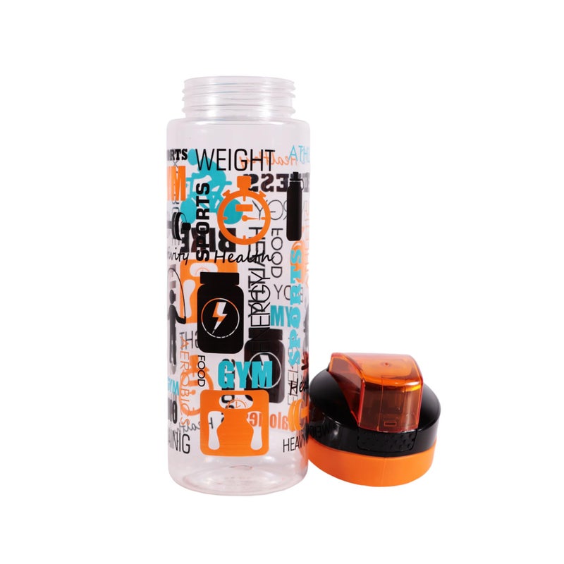 Herevin Water Bottle in Special Polybag - 750 ml Capacity, Multicolor, Leak-Proof, BPA-Free, Made in Turkey (School, Gym, Sports, Outdoors), Orange - Image 3