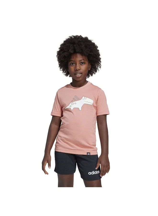 adidas little kids adiraptor unisex graphic t-shirt
