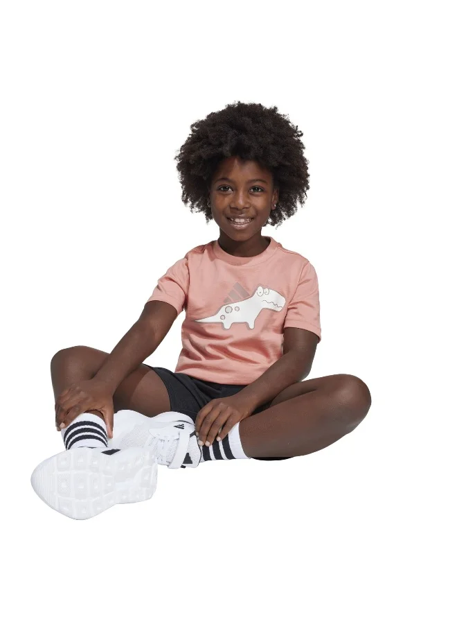 adidas little kids adiraptor unisex graphic t-shirt