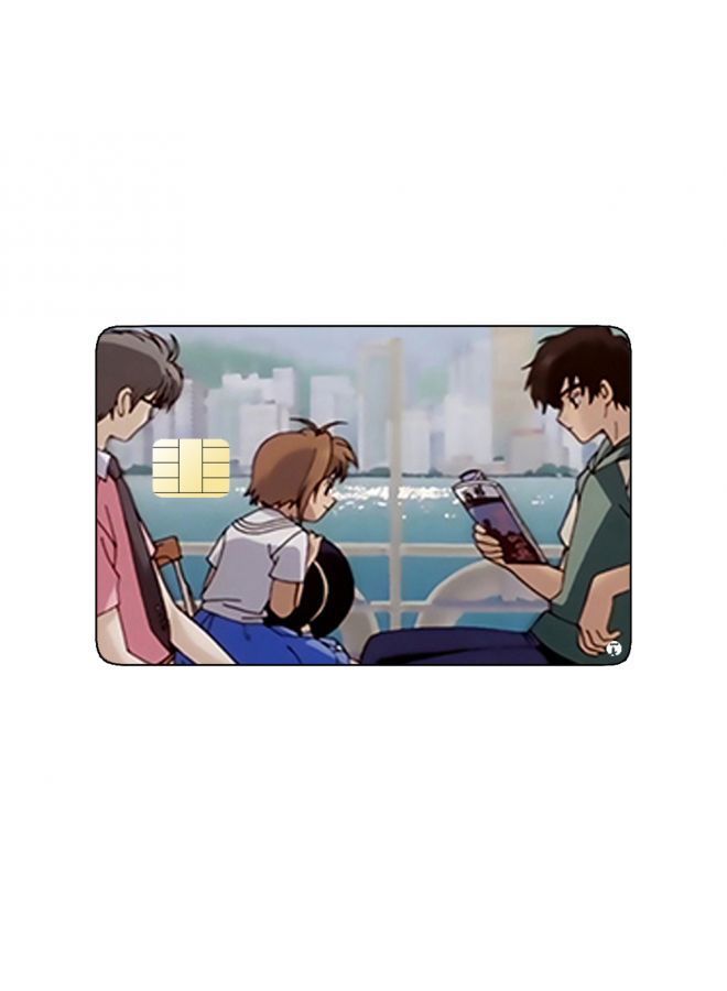 RKN PRINTED BANK CARD STICKER Sakura Cardcaptor Anime - Image 1
