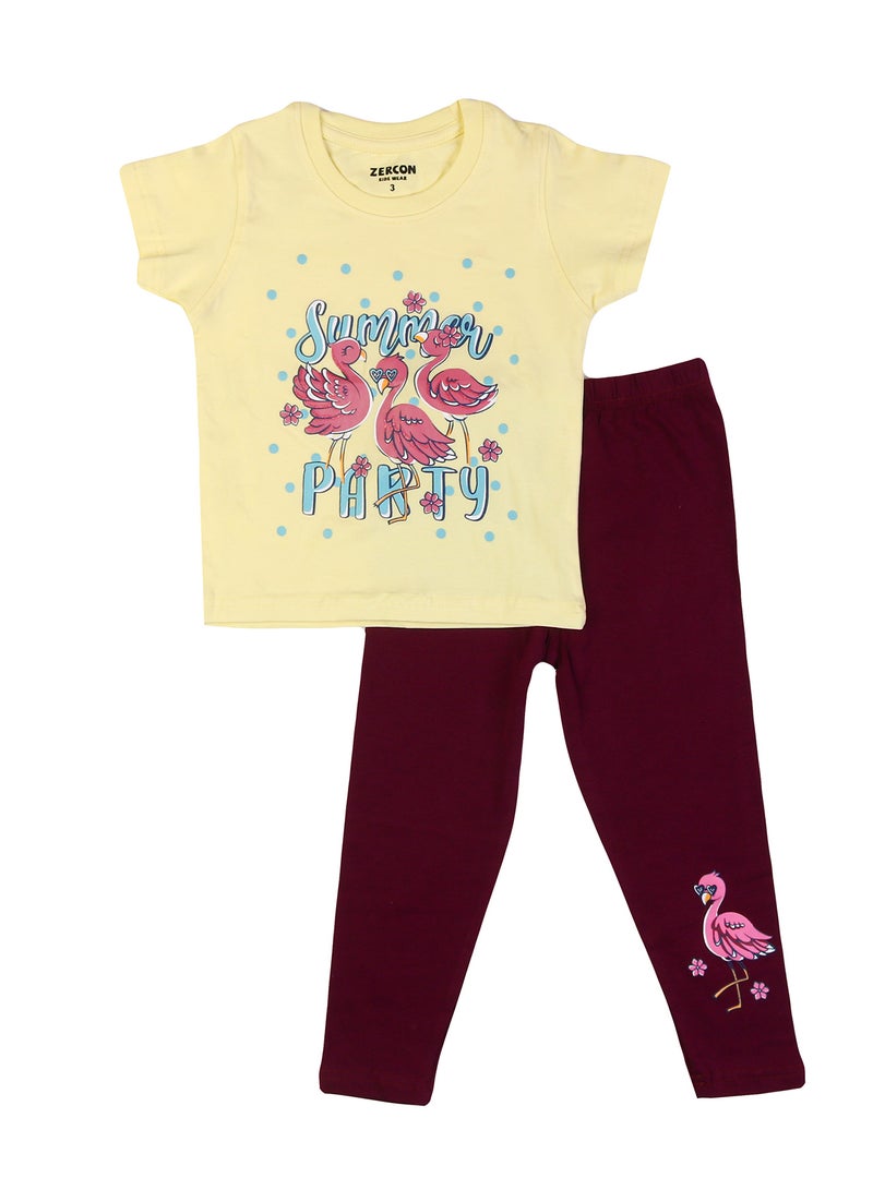 زيركون بيجامة بناتي صيفي - Image 1