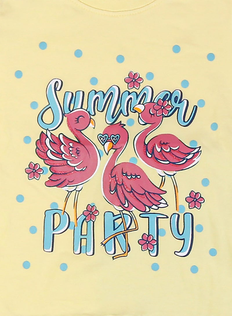 زيركون بيجامة بناتي صيفي - Image 2