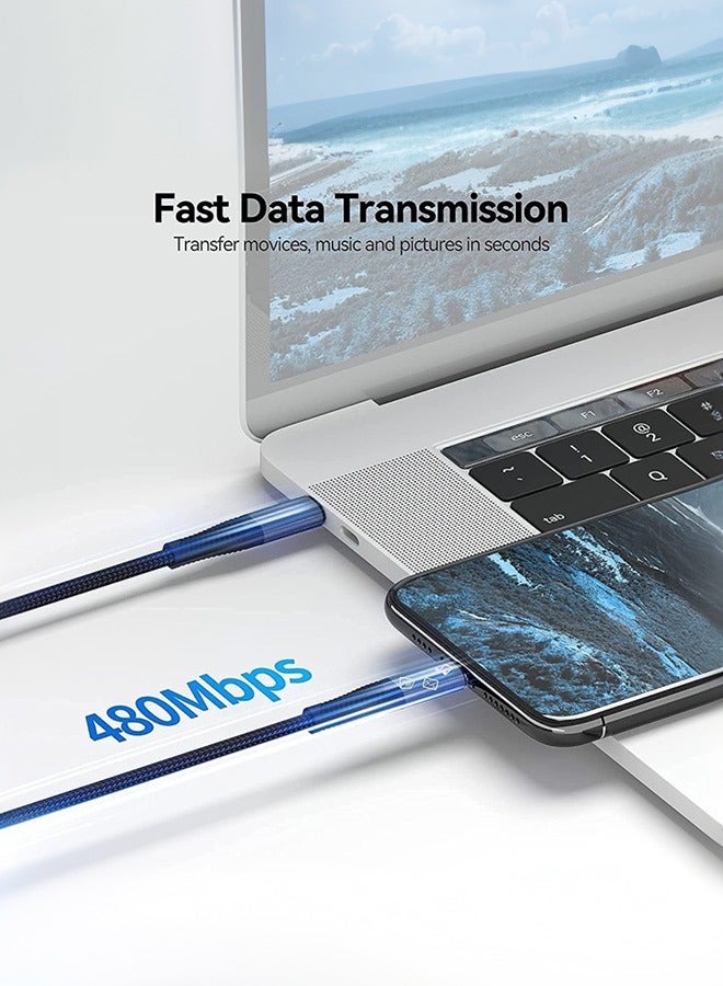 Tersely 【2 Pack】 (1M/3.3FT) 100W Fast Charging USB-C Cable, Type C PD Charger Cord for iPhone 17/16/15 Pro Max/Pro/Plus/15, MacBook/iPad Air Pro 2024, Pixel 10/9/9 Pro 8a, Samsung S25 S24 S23 Flip/Fold 7 6 5 4 - Image 4