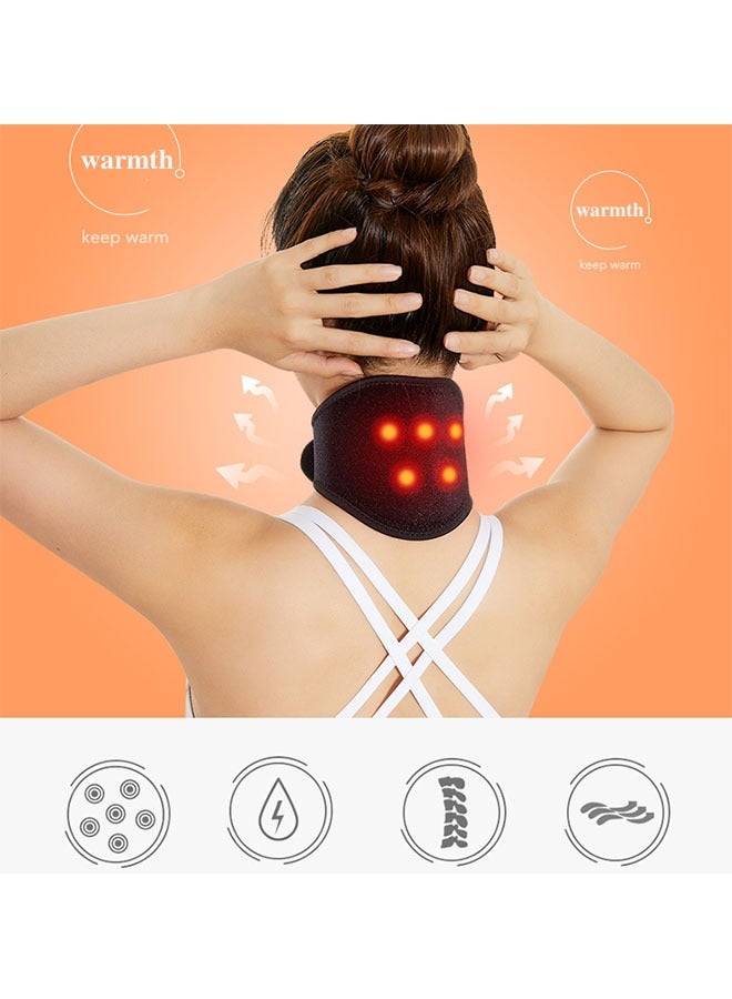Realfrog Cordless neck heating pad, neck massage to relieve pressure, suitable for neck, arm, and leg areas, self heating portable heating pad, gift for her or him  - Image 2