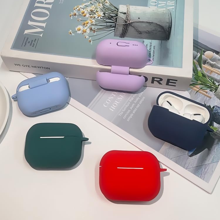 CERLINK AirPods Pro 2 Case Compatible with Airpod 2 Pro & Airpods Pro, Earphone Case Cover Keychain | Shock Ressitant Full Protection LED Visible (Black) - Image 2