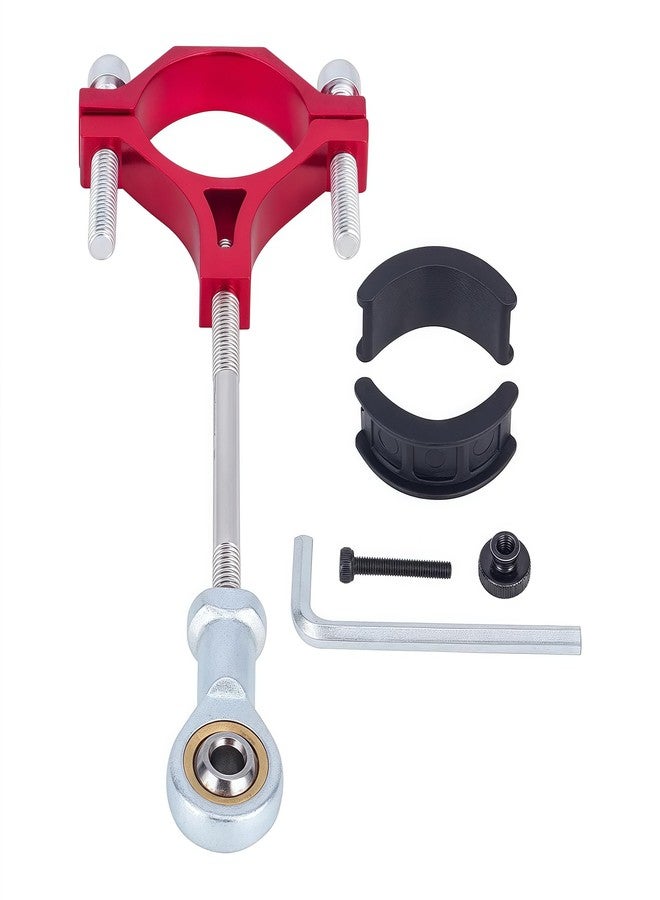 AMK Metal Tow Hitch Connecting Rod for 1/10 1/8 1/7 RC Crawler Cars, Trailer Hook for Camping Vehicle Accessories Upgrade (Red) - Image 3