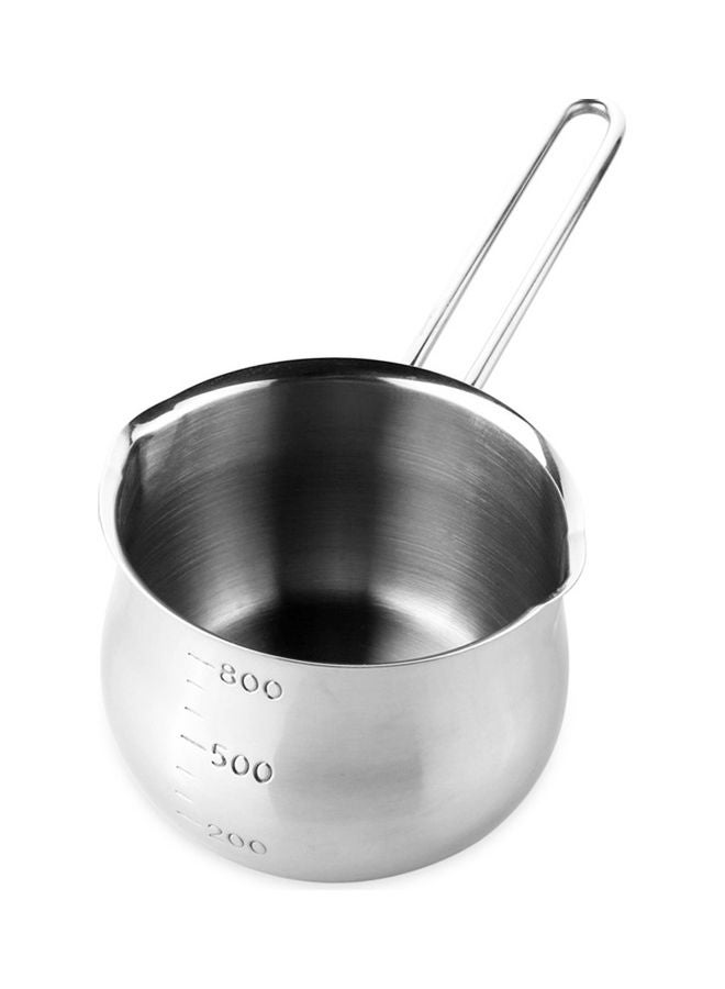 Loquat Non-Stick Saucepan Flat Bottom Induction Silver 23 x 12 x 9cm - Image 1
