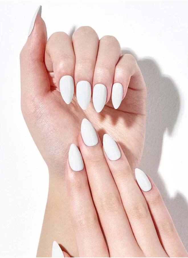 DASHING DIVA Magic Press Titanium Edge White