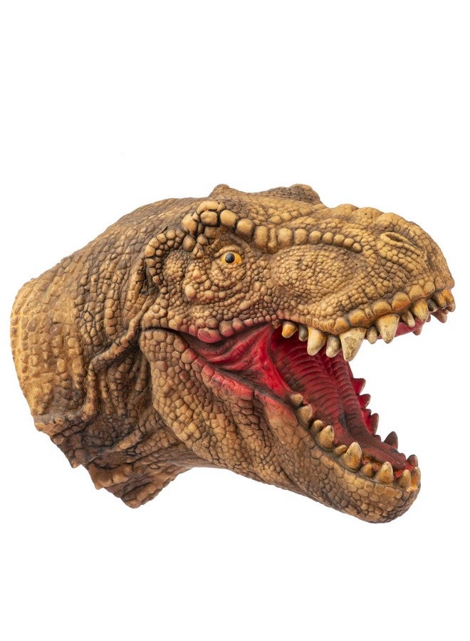 Yolococa Dinosuar Puppet Raptor T-rex Head Puppets Realistic Soft Latex Rubber Animal Glove Hand Puppet for Kids - Image 1
