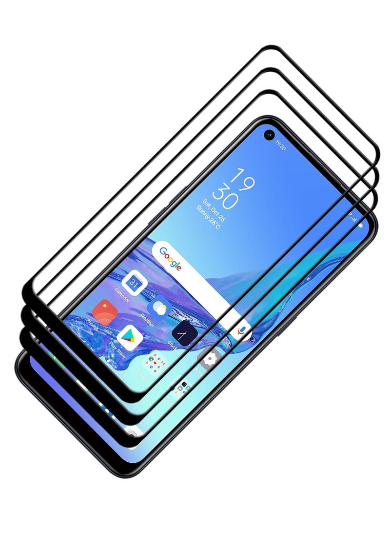 ACLIX 3 Pieces Antistatic ESD Dustproof Premium Quality High Definition Tempered Glass Screen Protector Designed For Oppo A53 - Image 1