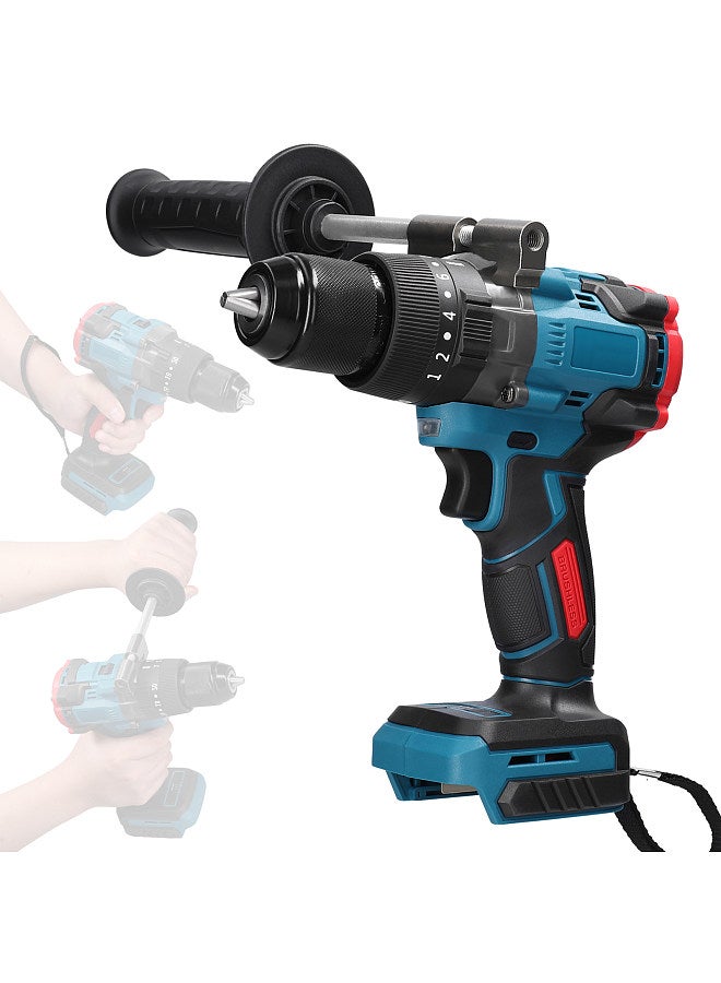 13mm High Torque Multifunctional Electric Cordless Drill High-power Wireless Rechargeable Hand Drills Brushless Motor Home DIY Electric Power Tools  - Image 1