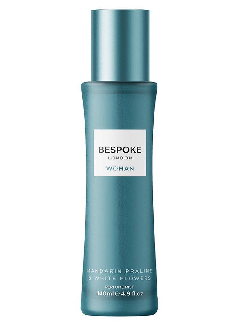 BESPOKE LONDON Woman Mandarin Praline And White Flowers Perfume Mist For Women, Long-Lasting Fragrance Body Mist 140 Ml - Image 1