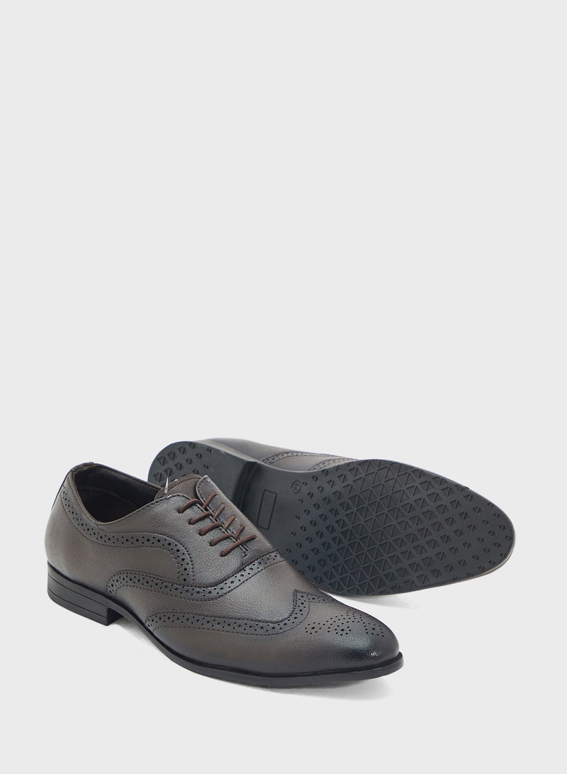 Robert Wood Genuine Leather Formal Lace Ups  - Image 3