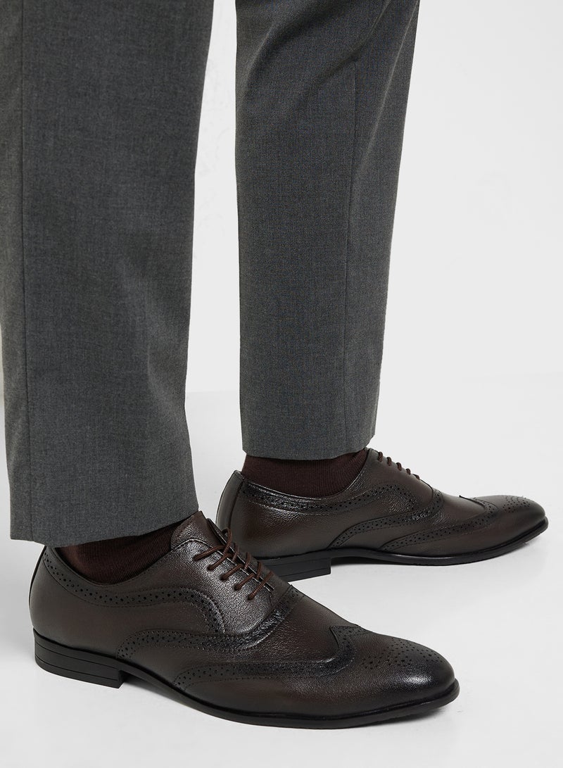 Robert Wood Genuine Leather Formal Lace Ups  - Image 5