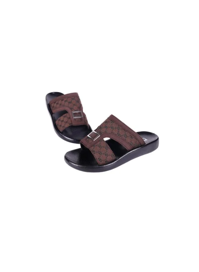 barjeel uno 008-3577 Barjeel Uno Boys Arabic Sandals B-63102 Brown