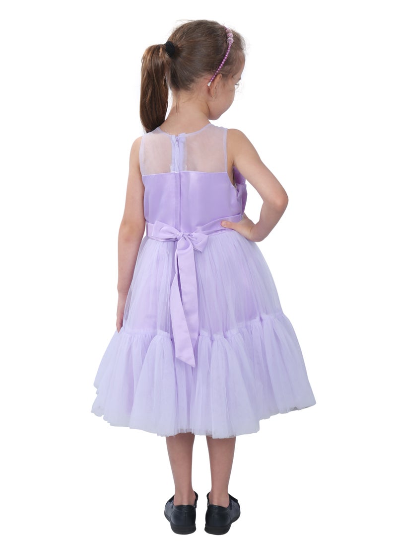 D'Daniela Lavender Tulle Dress - Image 2