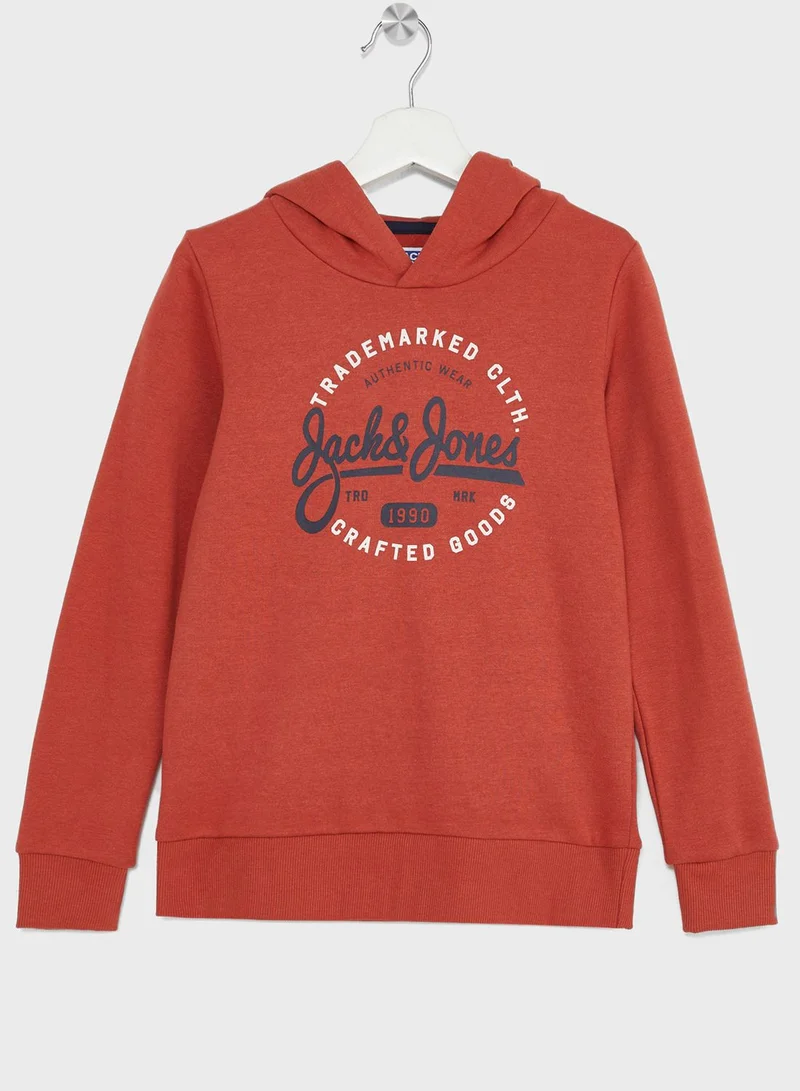Jack & Jones Junior Kids Logo Hoodie