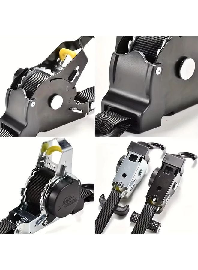 1pc Retractable Ratchet Strap For Motorcycles Luggage Automatic Shrink Bundle Tape - Image 5