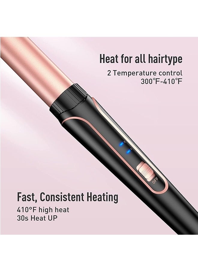 Generic - Waver Curling Iron Wand, 5 in 1 Curling Wand Set with 3 Barrel Hair Crimper for Women, Fast Heating Hair Wand Curler in All Hair Type - Image 1