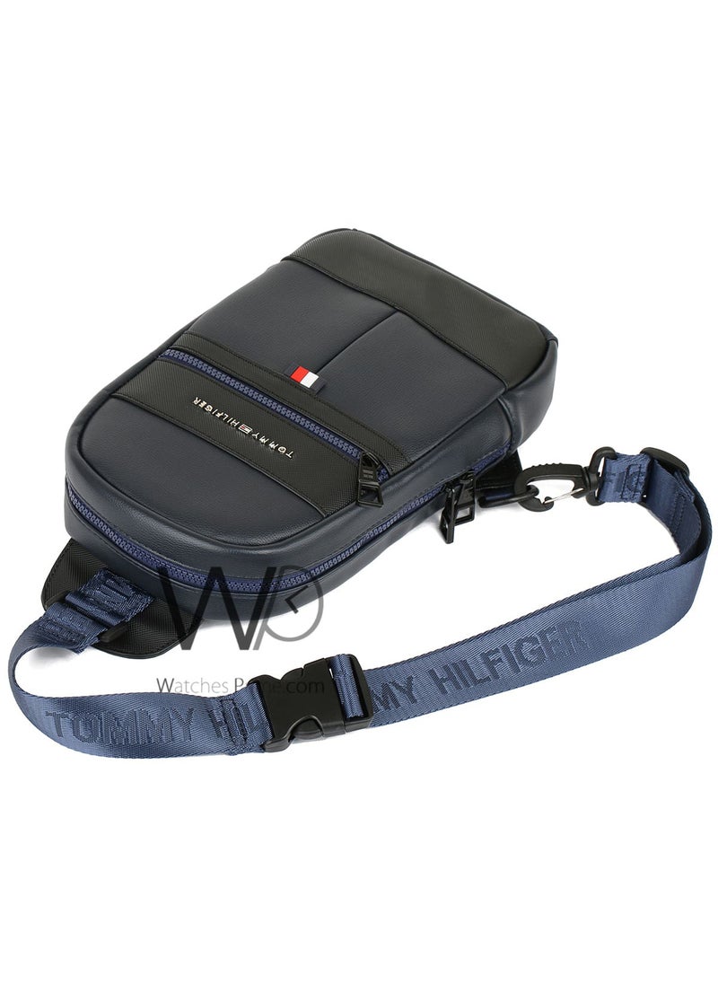 Tommy Hilfiger Crossbody Leather Sling Bag For Men