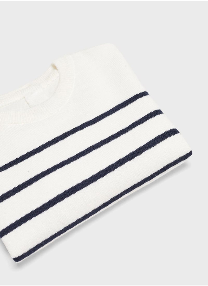 MANGO - Kids Striped Sweater - Image 1