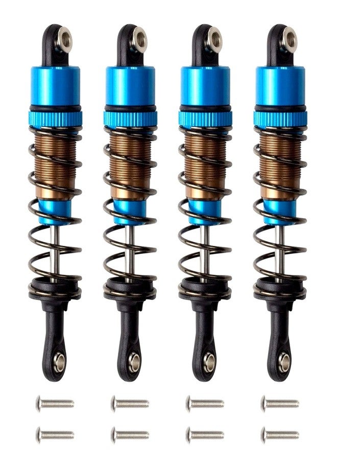 طقم ممتص صدمات زيتي HOBOHY 62mm RC لسيارات التحكم عن بعد Tamiya TT01 TT02 بمقياس 1/10 و Hyper Go H14BM بمقياس 1/14 (أزرق) - Image 1