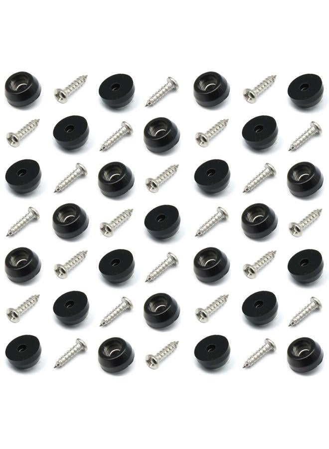 Otrestodyl 50 Small Round Rubber Feet with Screws - Cutting Boards Feet - Image 1