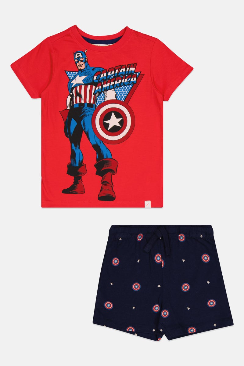 Hamleys Toddlers Boy 2 Pieces Marvel Pyjama Set, Multicolor - Image 2
