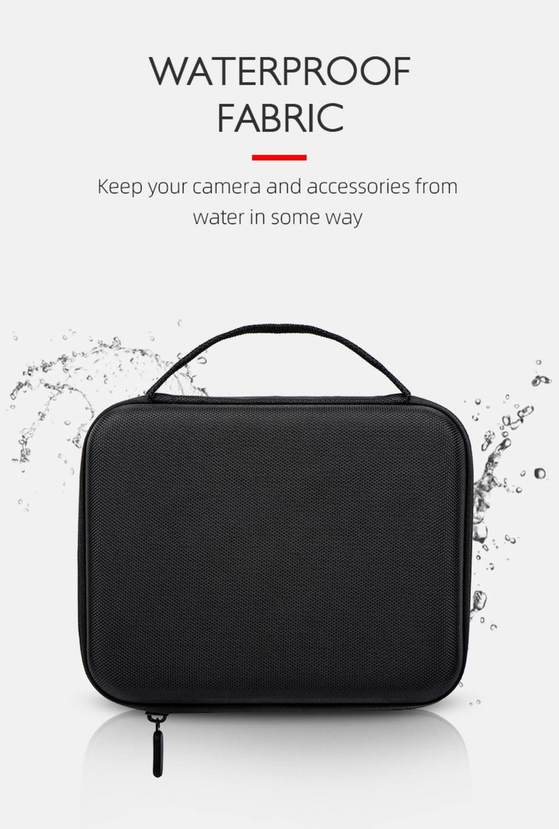 Careflection Carry Bag for G0PRO Hero,Action Cameras, Insta360 One X2 X3 One R RS Dust or Water Proof Storage case Double Layer Hand Carrying Box Portable Safe Long Travel Camera Protector Combo Kit - Image 3