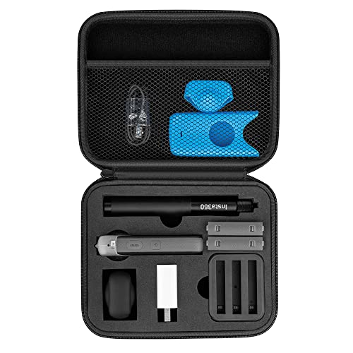 Careflection Carry Bag for G0PRO Hero,Action Cameras, Insta360 One X2 X3 One R RS Dust or Water Proof Storage case Double Layer Hand Carrying Box Portable Safe Long Travel Camera Protector Combo Kit - Image 1