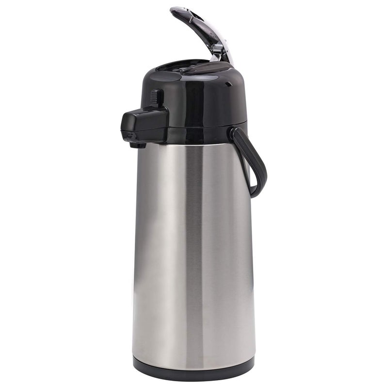 خدمة أفكار ECAL22S EcoAir إبريق هواء مع غطاء ذراع موزع مشروبات معزول إبريق قهوة حراري سعة 22 لتر زجاج معزول بالفراغ