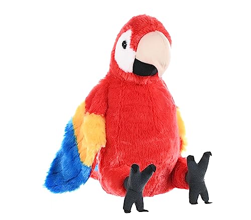 Wild Republic Scarlet Macaw Plush, Stuffed Animal, Plush Toy, Gifts for Kids, Cuddlekins 12 Inches - Image 1