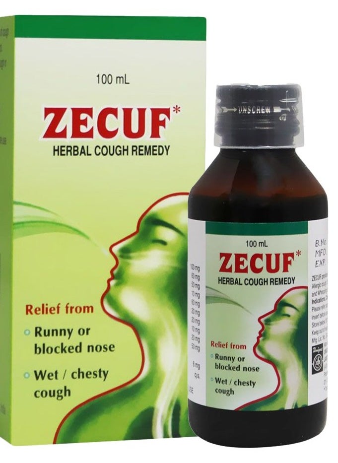 Zecuf - Herbal Cough Syrup 100ML - Image 1