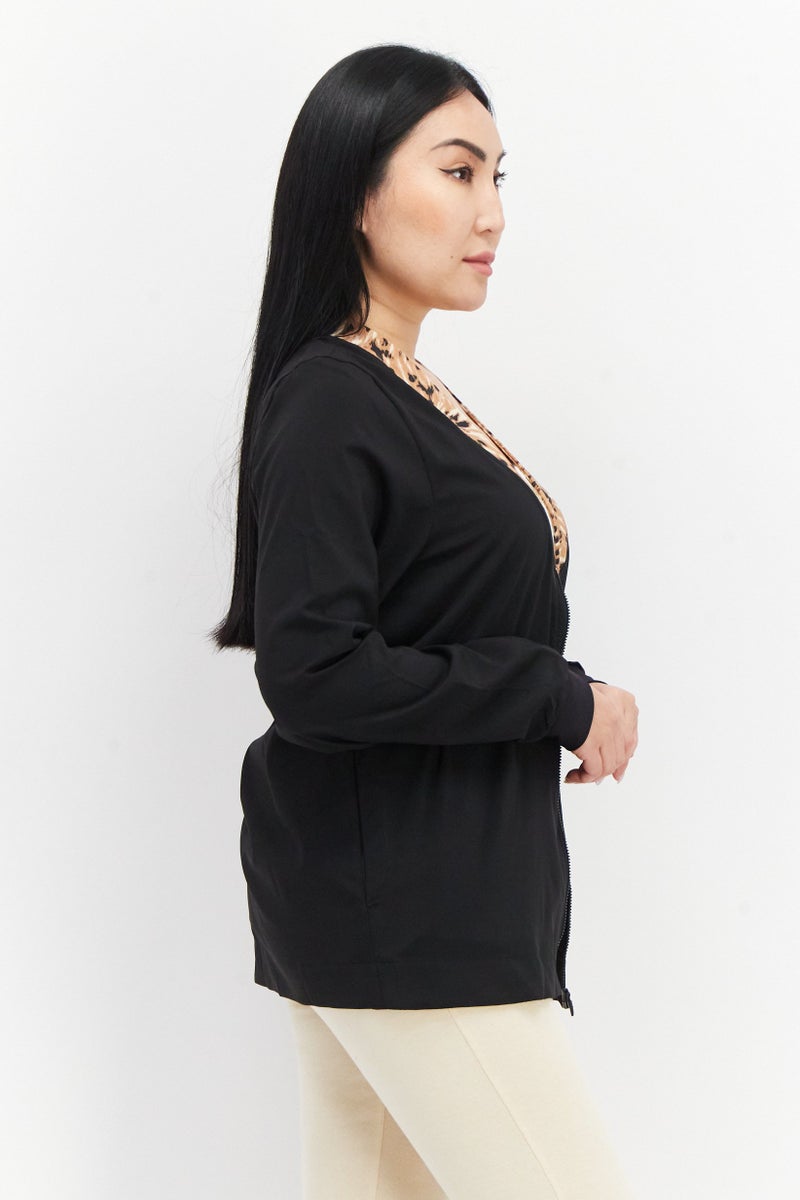 PUMA Women Sportswear Fit Long Sleeve Outdoor Jacket, Black - Image 4