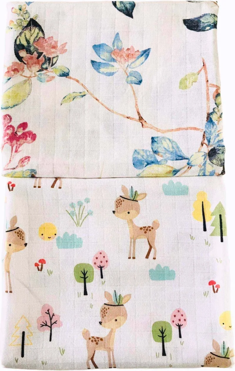جونييروس 2 Pieces 110x110 Multi-Purpose Muslin Blanket