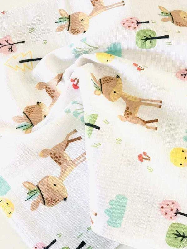 جونييروس 2 Pieces 110x110 Multi-Purpose Muslin Blanket