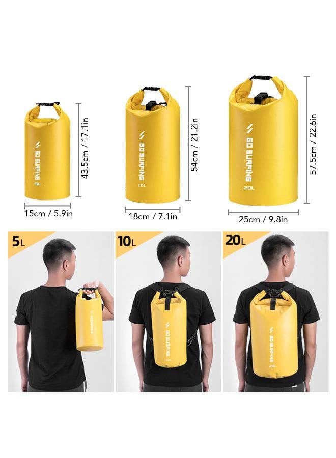 NIBEMINENT PVC Waterproof Roll Top Dry Bag 10Liters - Image 2