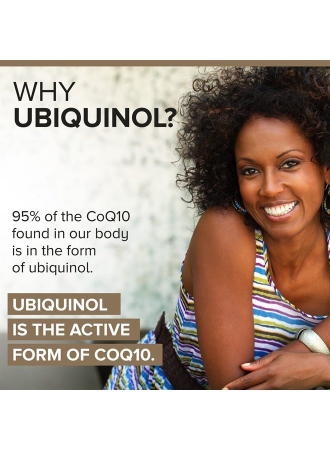 Qunol Plus Ubiquinol CoQ10 100mg, with Omega 3 Fish Oil 250mg, Extra Strength, Antioxidant for Heart & Vascular Health, Natural Supplement for Energy Production, Active Form of Coq10, 90 Count - Image 2