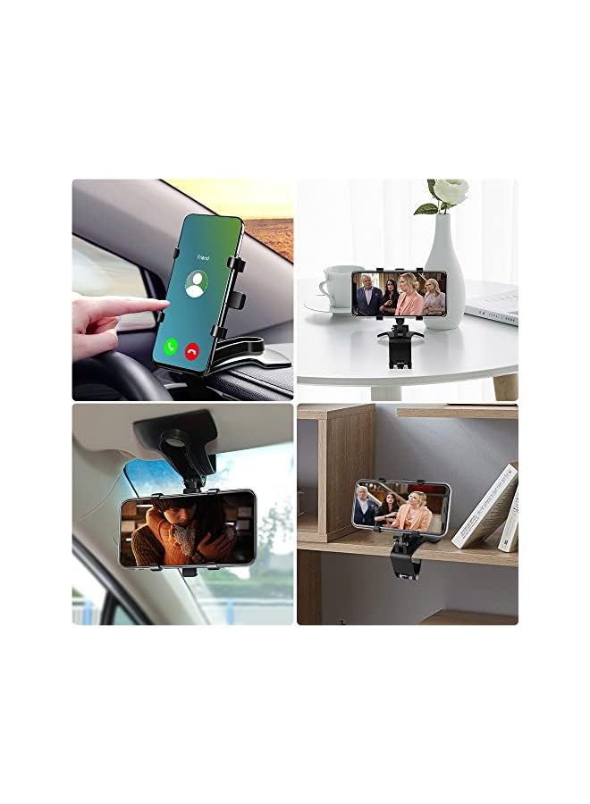 PROMASS Non-Slip Car Phone Clip Holder Dashboard Cellphone Mount HUD Mobile Phone Holder for Car Compatible for iPhone 13 12 11 Pro Max XS XR SE X 8 7 6 Plus 6S,Samsung Galaxy S20 S10 S9 S8 Plus Note  - Image 4