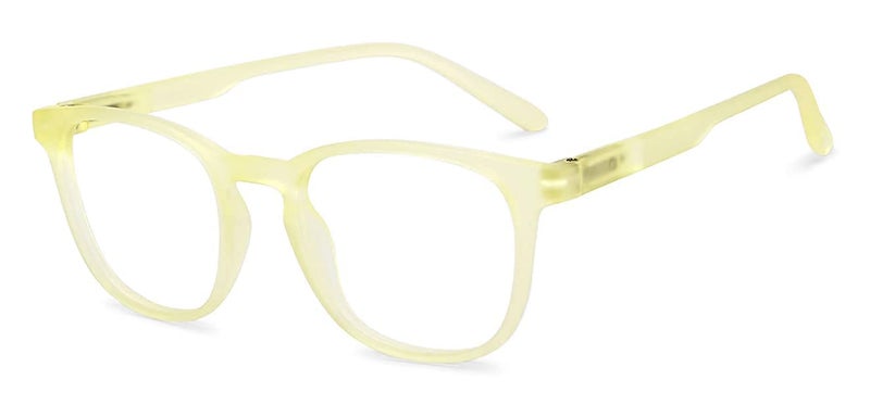 Creature Spectacles Frame Lightweight Specs With Zero Power|Medium (SUN-095-YLW) - Image 3