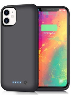 Battery Case for iPhone 11 Pro Max, 4500mAh Protective Portable Charging Case, Rechargeable Extended Battery Pack Power Backup Cover for Apple