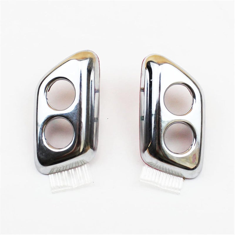 Wivplex Chrome Headlight Washer Nozzle Covers for Chrysler 300C - Image 1