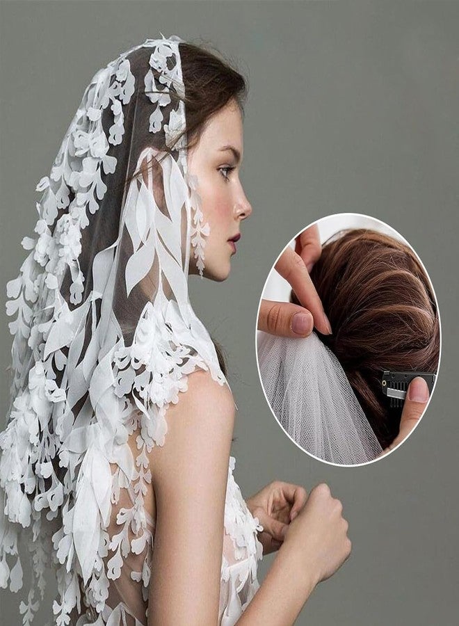 MAYCREATE® 20Pcs Black Chunni Dupatta Clips with Safety Pins, Stainless Steel Dupatta Pin Snap-on Hijab & Wig Clips for Women, Strong Grip, Rust-Resistant, Versatile Pins for Party & Daily Use - Image 5