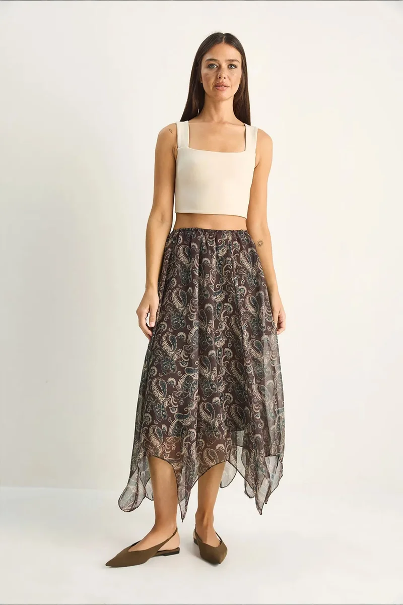 بيانكو لوتشي LUCCI Cotton Skirt